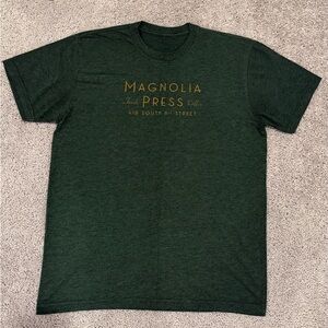 Magnolia Press Dark Green Men's T-Shirt